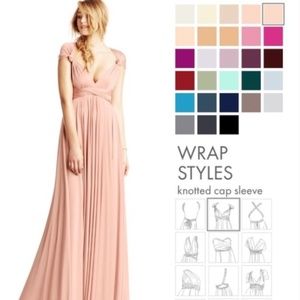 Blush Classic Convertible Gown by twobirds